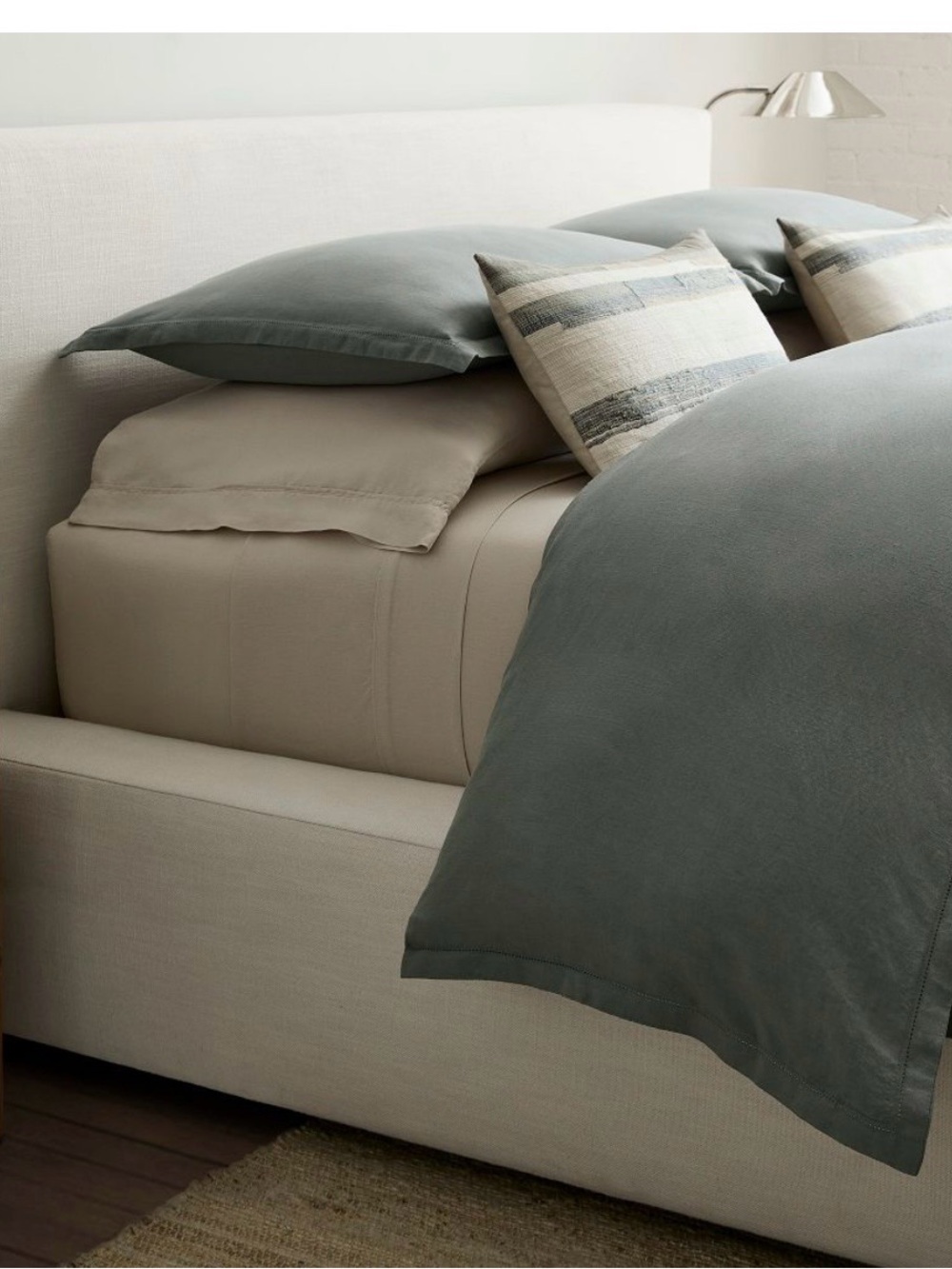 *Brand New* West Elm Light Gray Duvet Cover - Picture 5 of 7
